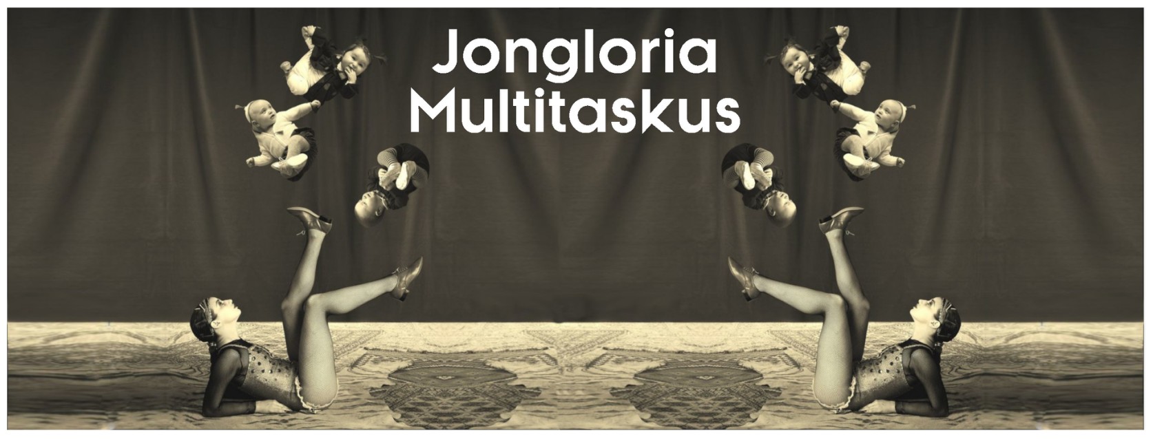 spectacle pour enfants Jongloria Mutitaskus Jongleuse de bébés avec les pieds